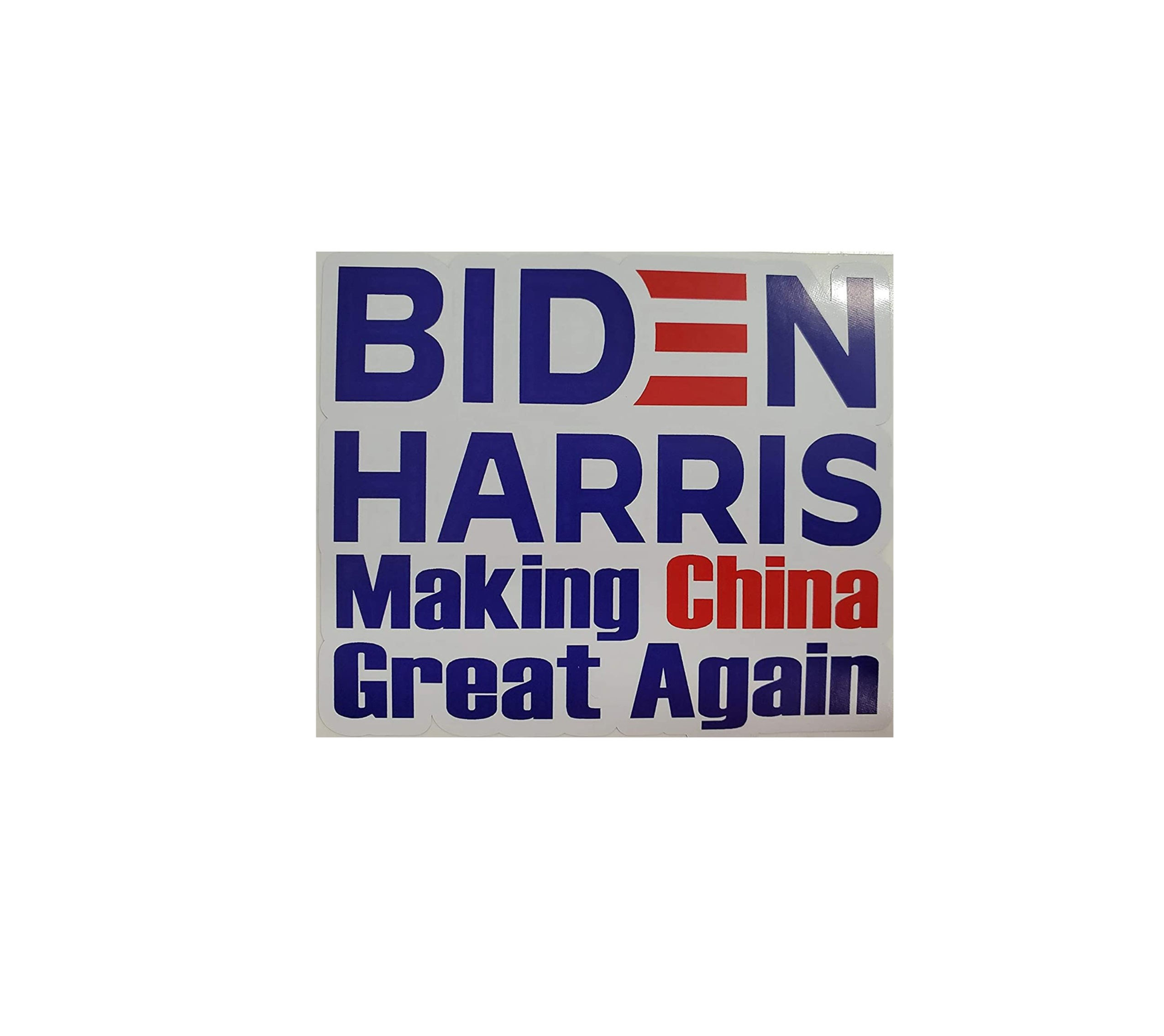 Joe Biden Harris Making China Great Again labels for your business 3.5" x 2"