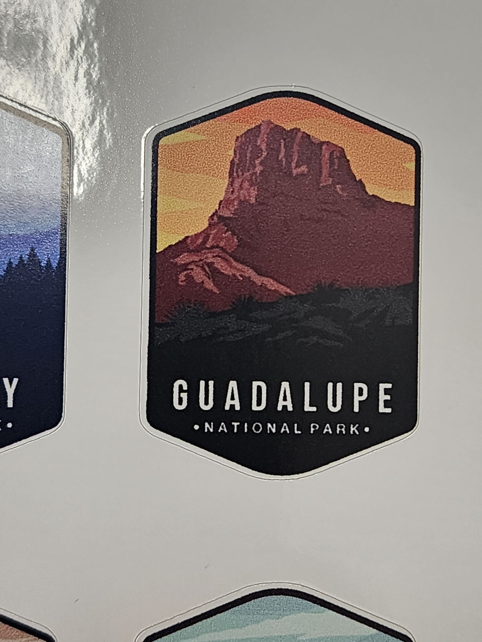 Thumbnail: 63 National Park Stickers PLUS 2 free stickers. Each sticker is peel and stick.