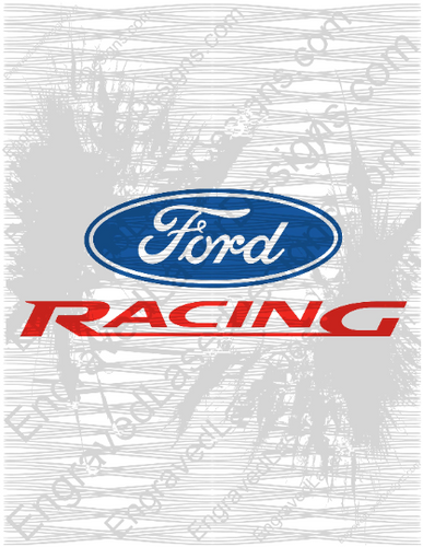 Ford Racing Classic Logo, Vector, Car, Emblem, SVG, Cut File, Print ...