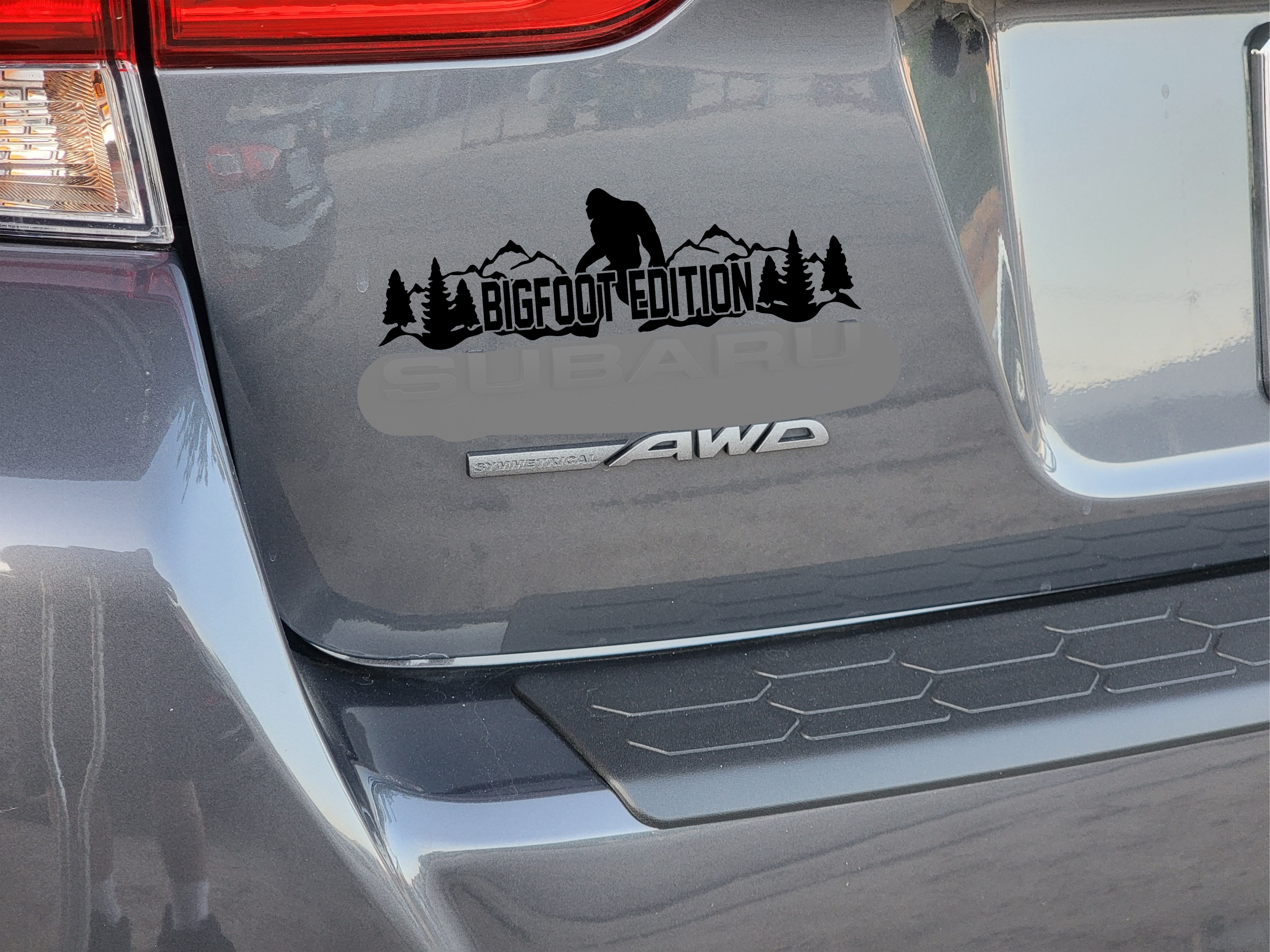 Bigfoot Edition 7" decal | Fits Subaru Crosstrek all years