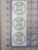 Thumbnail: Custom labels for your business 2 inch bopp or paper circles  stickers each or
