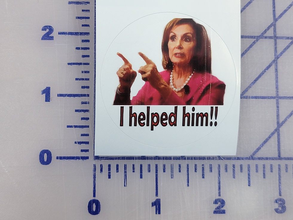 Thumbnail: Pelosi I helped him Joe  Biden labels for your pumps 2 inch bopp cir