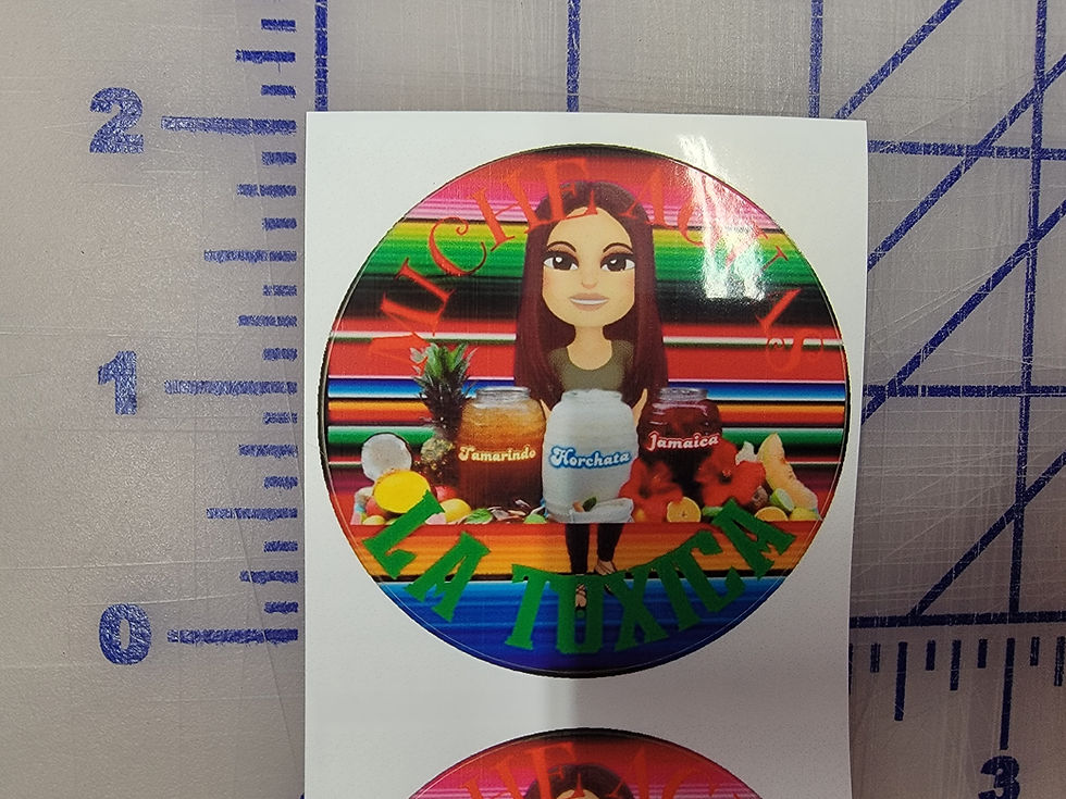 Thumbnail: Custom labels for your business 2 inch bopp or paper circles  stickers each or