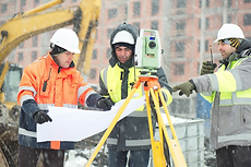 Civil engineering work site