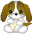 animated blenheim puppy gif