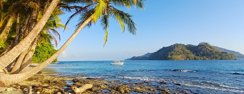 Stunning backdrop of the Coiba Archipelago