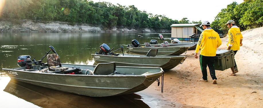 a great team of boats that the guests will fish from