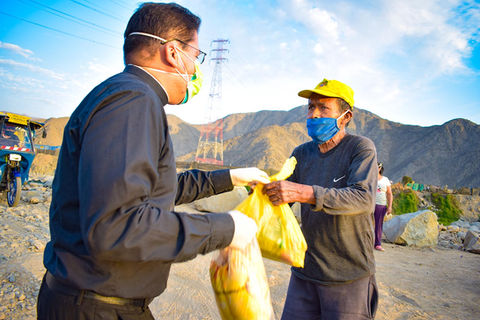 pro ecclesia sancta entrega viveres carapongo pandemia