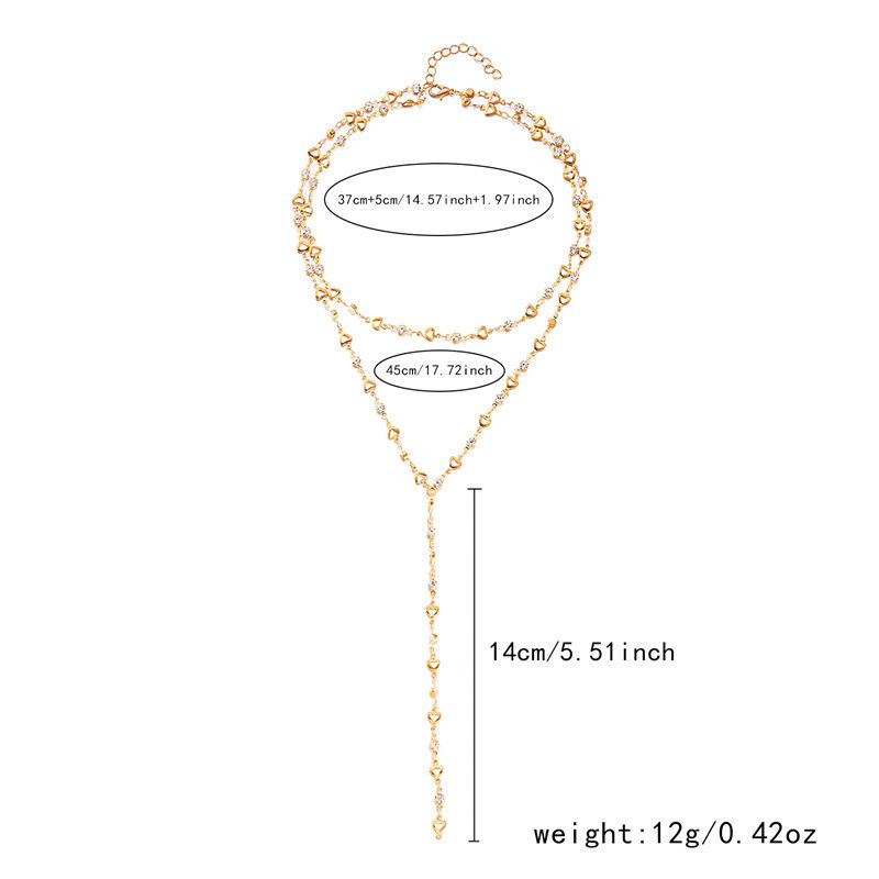 Thumbnail: Bohemian Sexy Long Y-Shaped Necklace for Women Y2K Aesthetic Metal Clavicle Chai