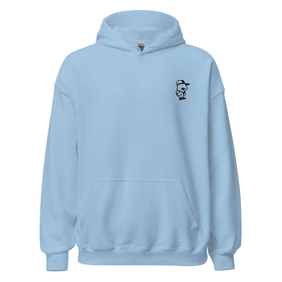 Thumbnail: Yucky Ducks Unisex Hoodie- Blk Logo