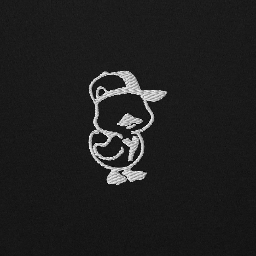 Thumbnail: Yucky Ducks Hoodie- White Logo