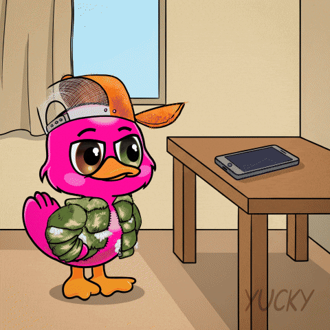 Locked In Phone GIF by Yucky Ducks.gif