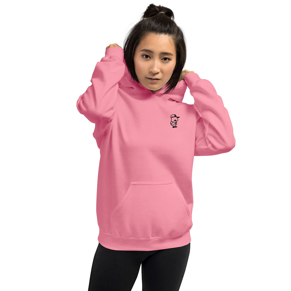 Thumbnail: Yucky Ducks Unisex Hoodie- Blk Logo