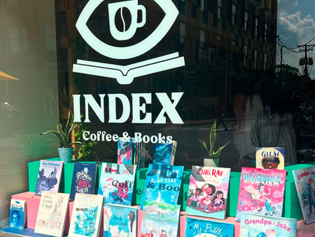 Lit and Flicks Bookstore Tour: Index Coffee & Books