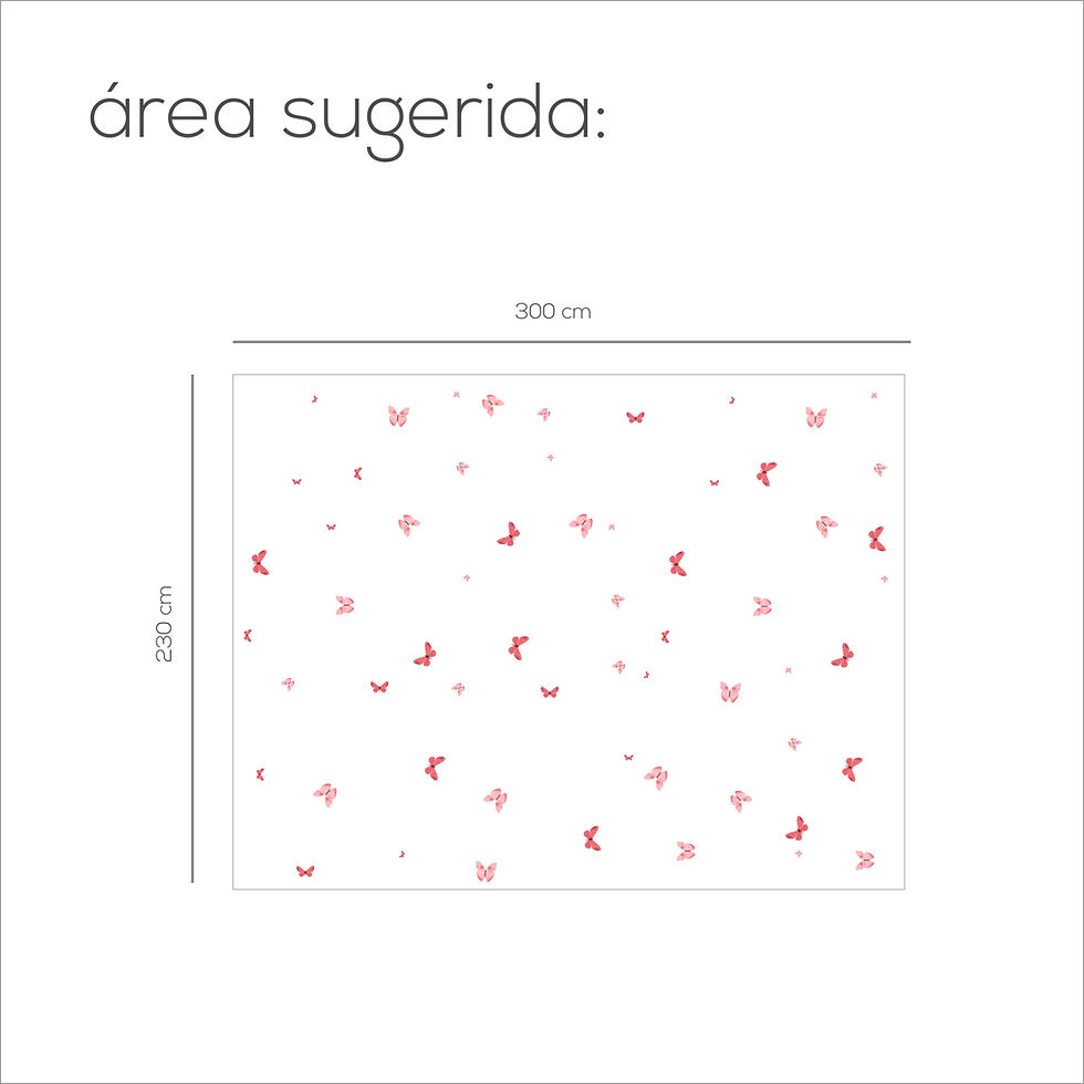 Miniatura: Vinil mariposas rosas infantiles | Decoración pared niña delicada moderna