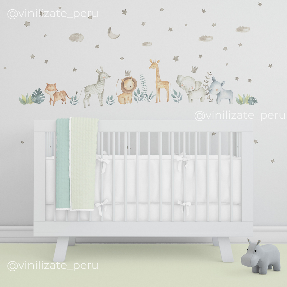 Miniatura: Baby safari  // Stickers para pared M