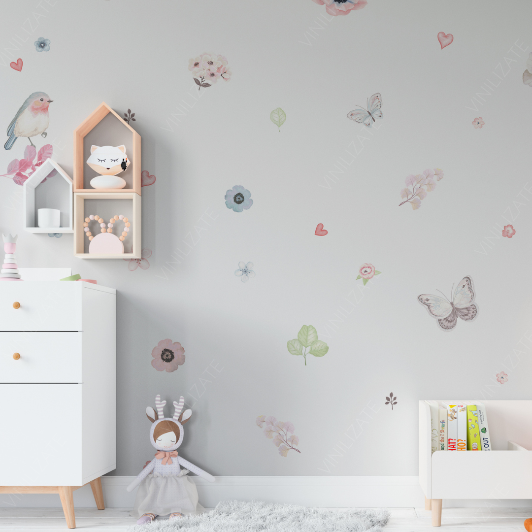 Flores #10 // Wall decals XL