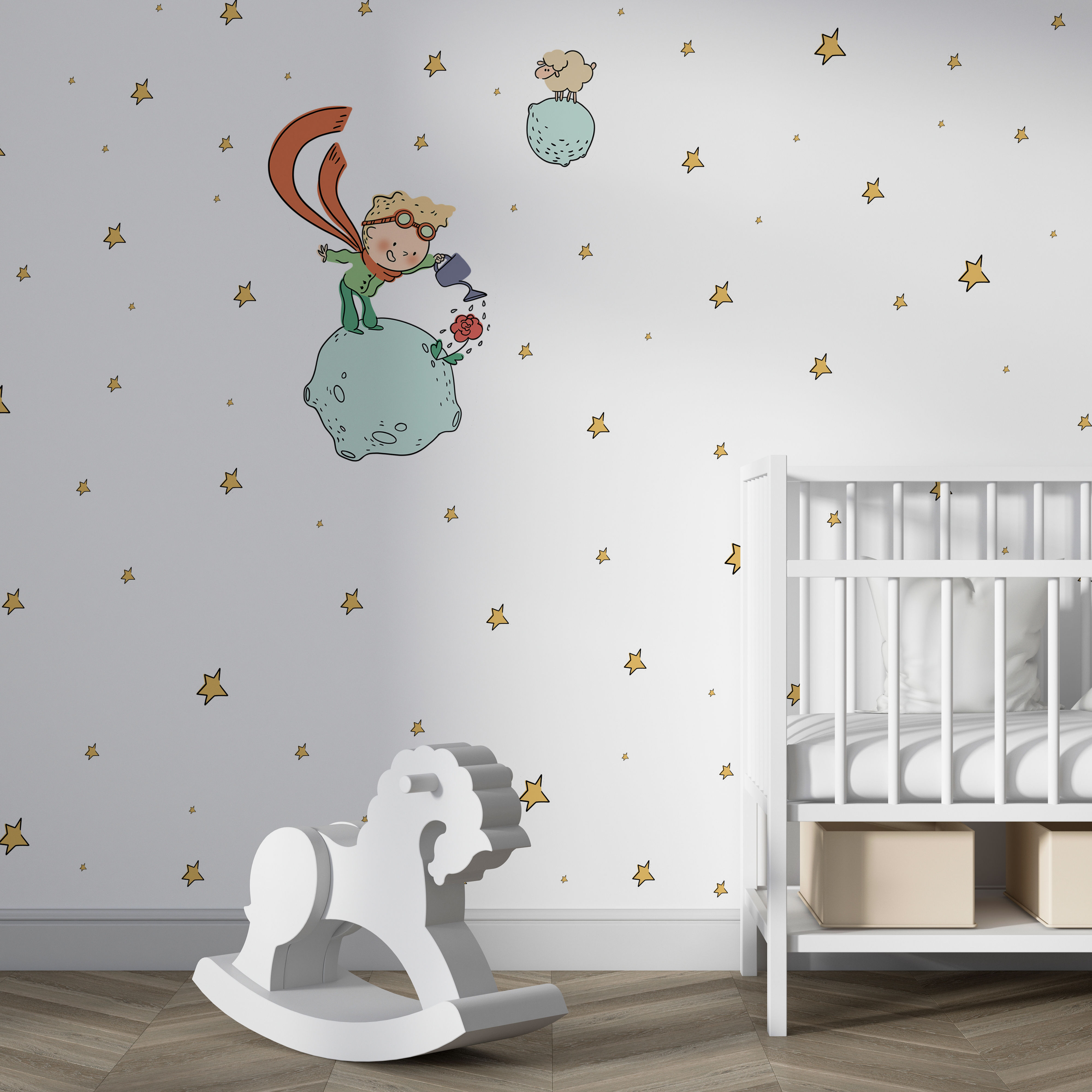 Little prince #4 // Wall decals XL