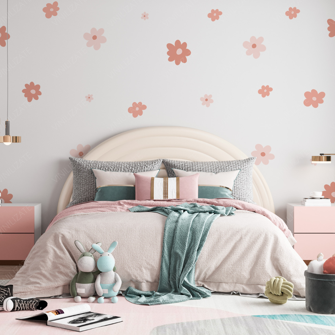 Flores #1 // Stickers de pared XL