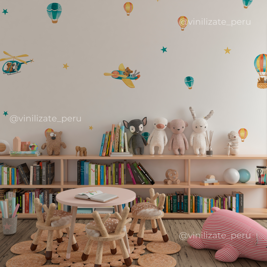 Helicópteros y avioncitos // Wall Decals