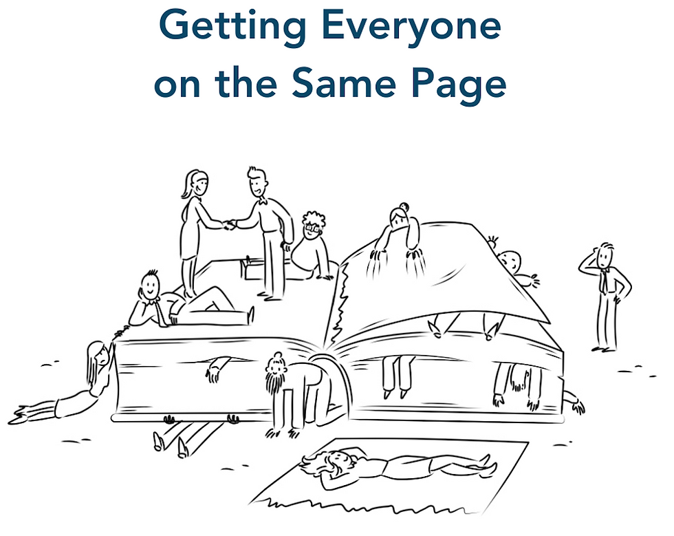 Getting everyone on the same page