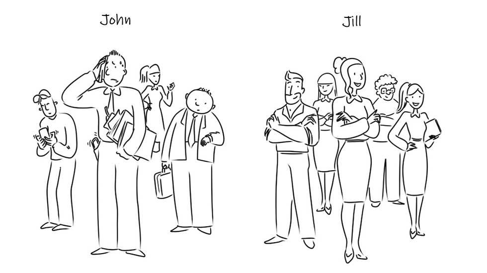 John and Jill Project Managers