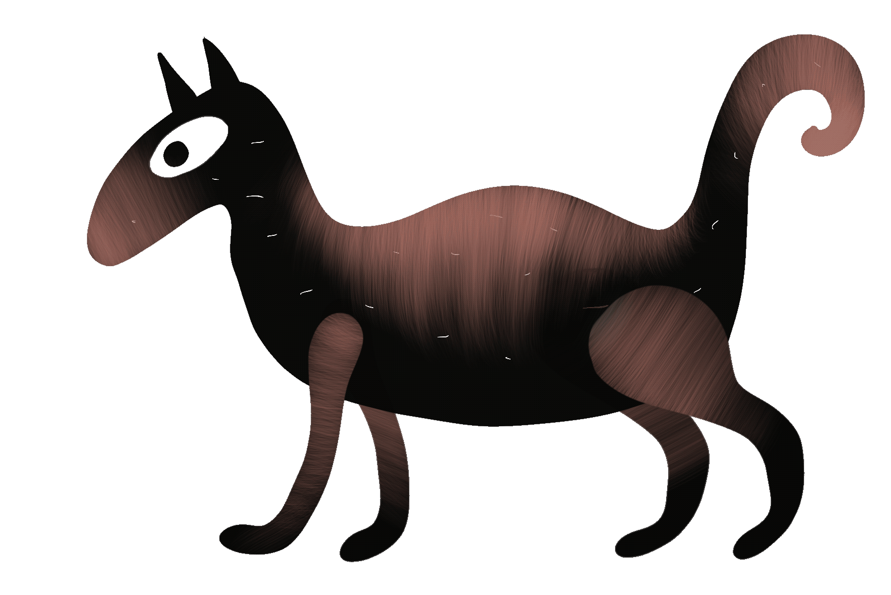 Gif image running creature