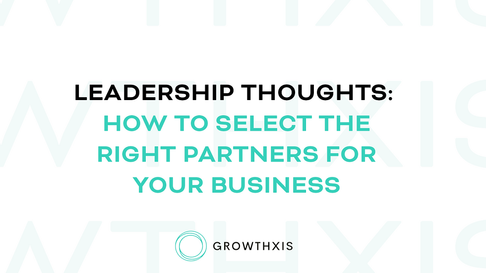 GrowthXis Consulting Partner