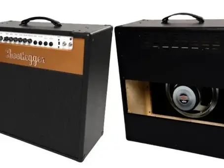 Bootlegger Guitar Amplifier Front and Back Side View