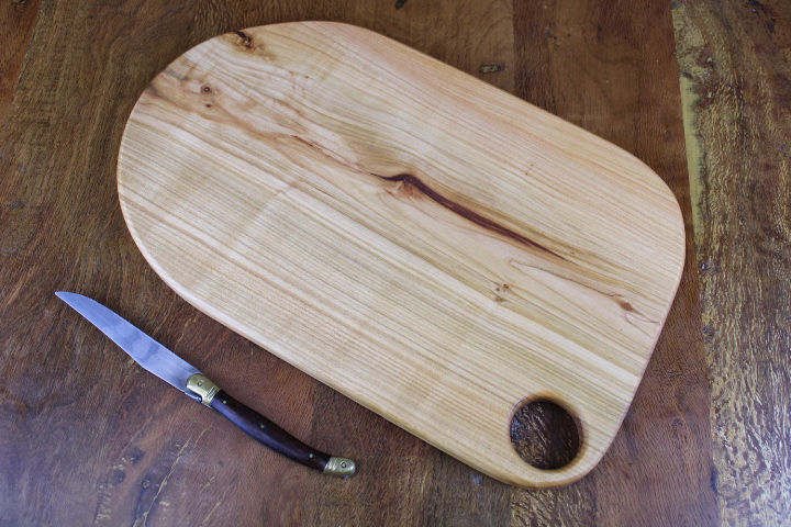 Thumbnail: cutting or serving board in cherry wood