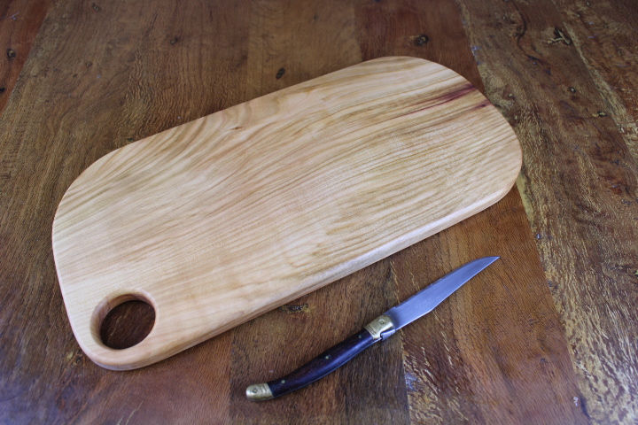 Thumbnail: cutting or serving board in cherry wood