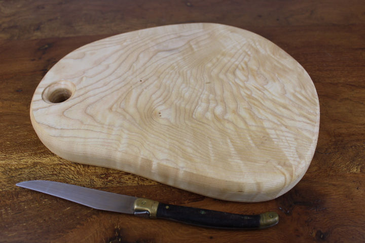 Thumbnail: cutting or serving board in cherry wood