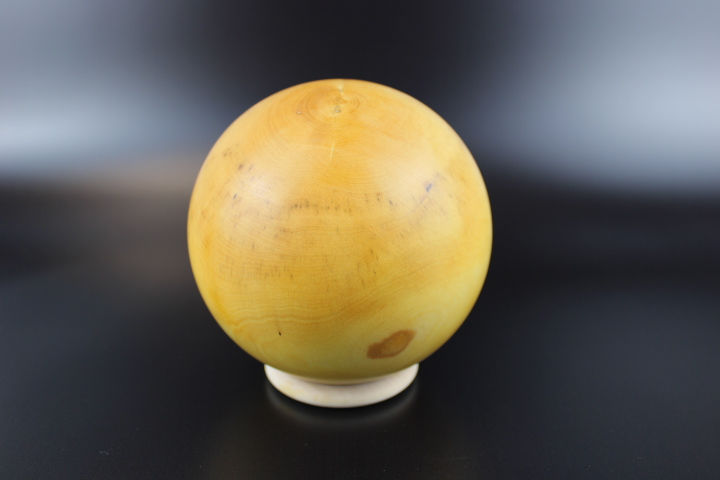 Miniature : boule ( sphère ) en bois de buis
