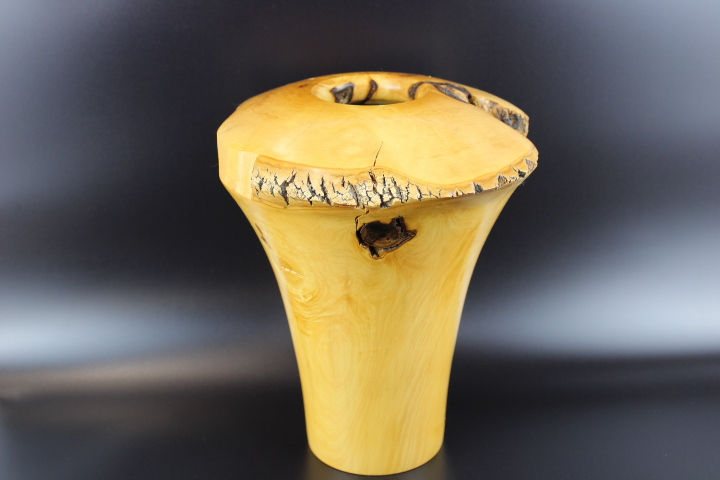 Miniature : vase décoratif en bois de buis