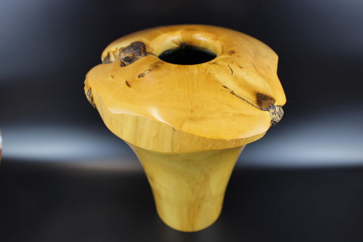 Miniature : vase décoratif en bois de buis