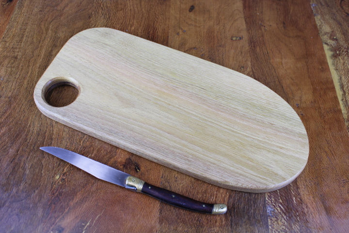 Thumbnail: cutting or serving board in black locust wood (faux-acacia)