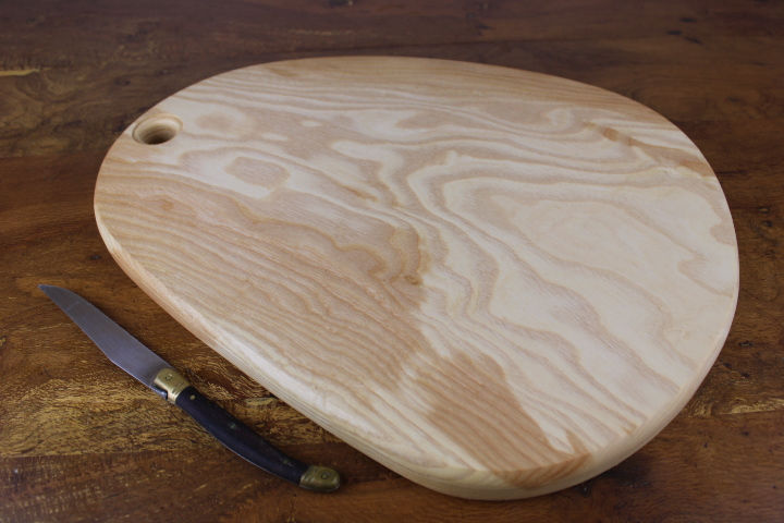 Miniature : planche à découper ou à servir en bois de frêne