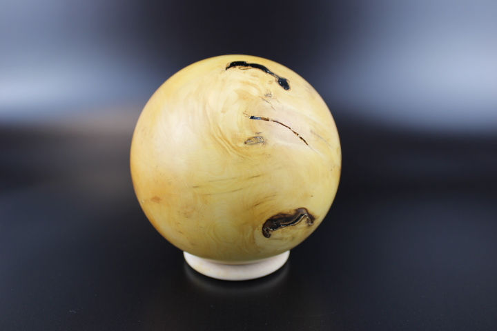 Miniature : boule ( sphère ) en bois de buis