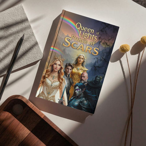 Queen of Lights, Healed by Scars book cover