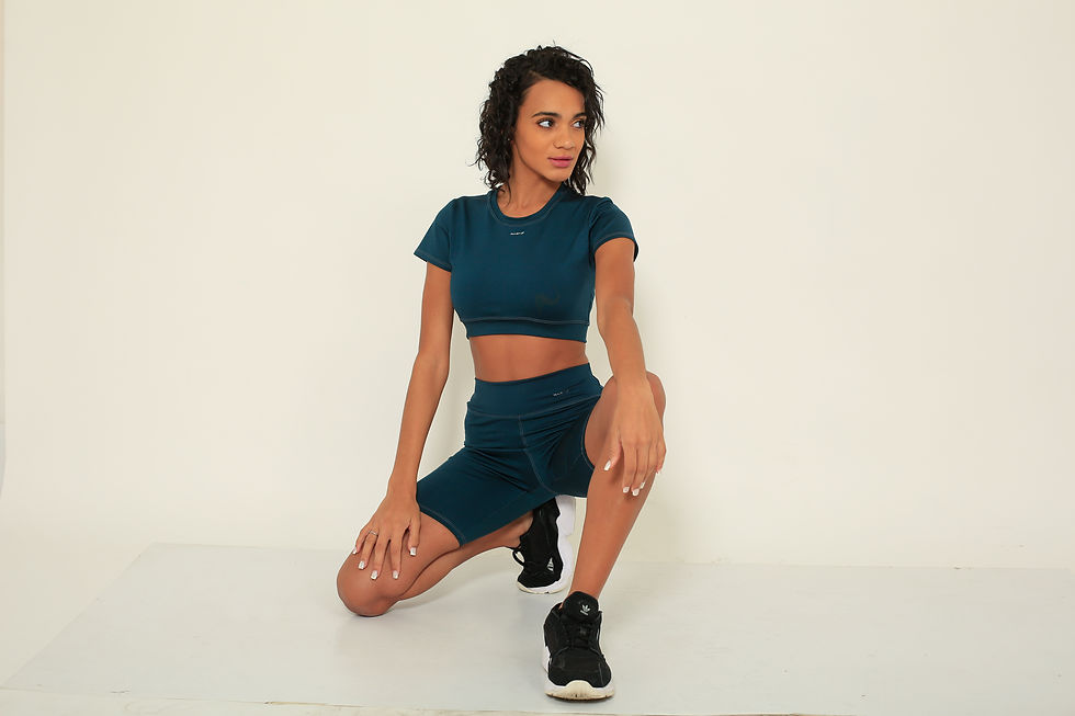 Miniatura: Dark blue Croptop