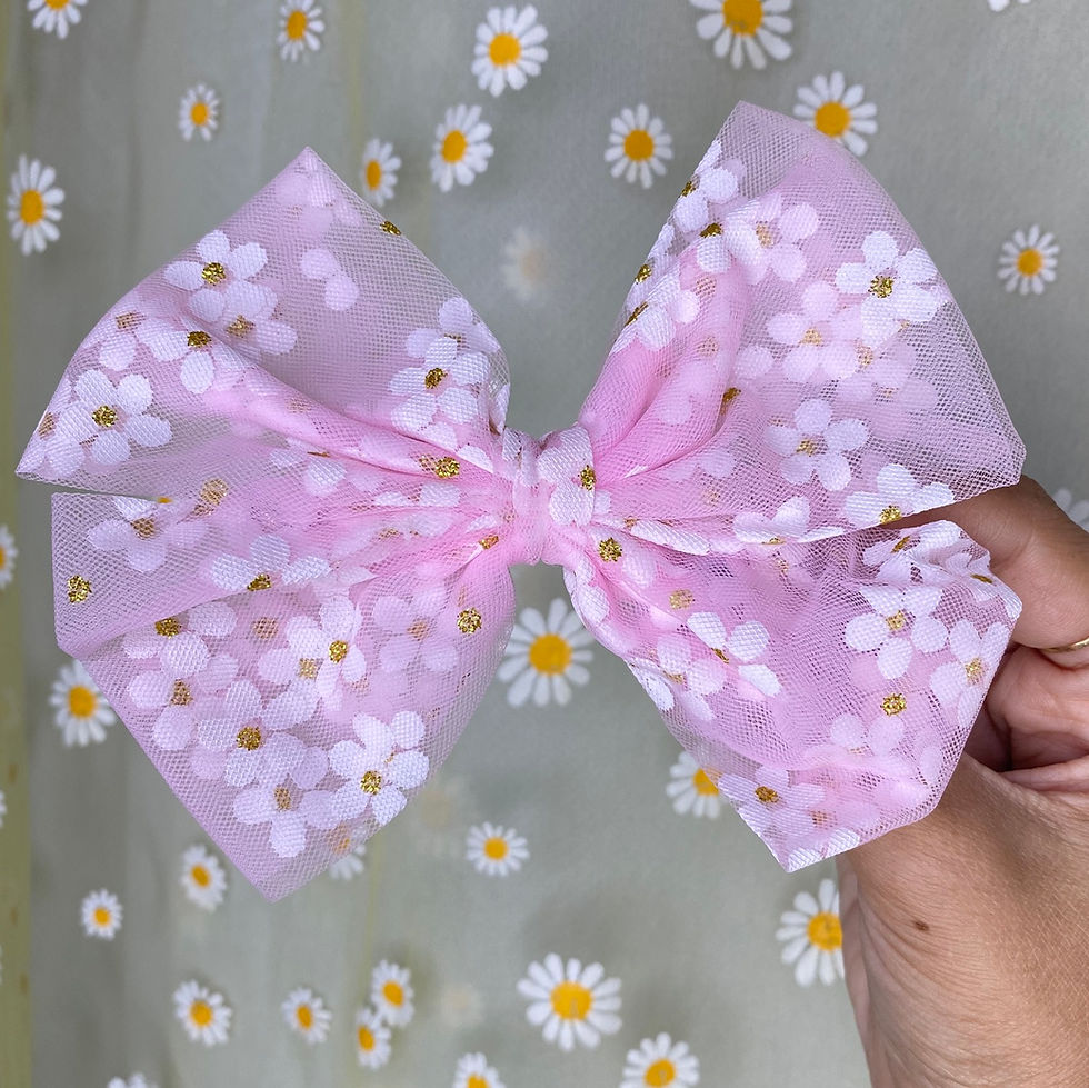 Thumbnail: Daisy Bow Clip (Hair Accessories)