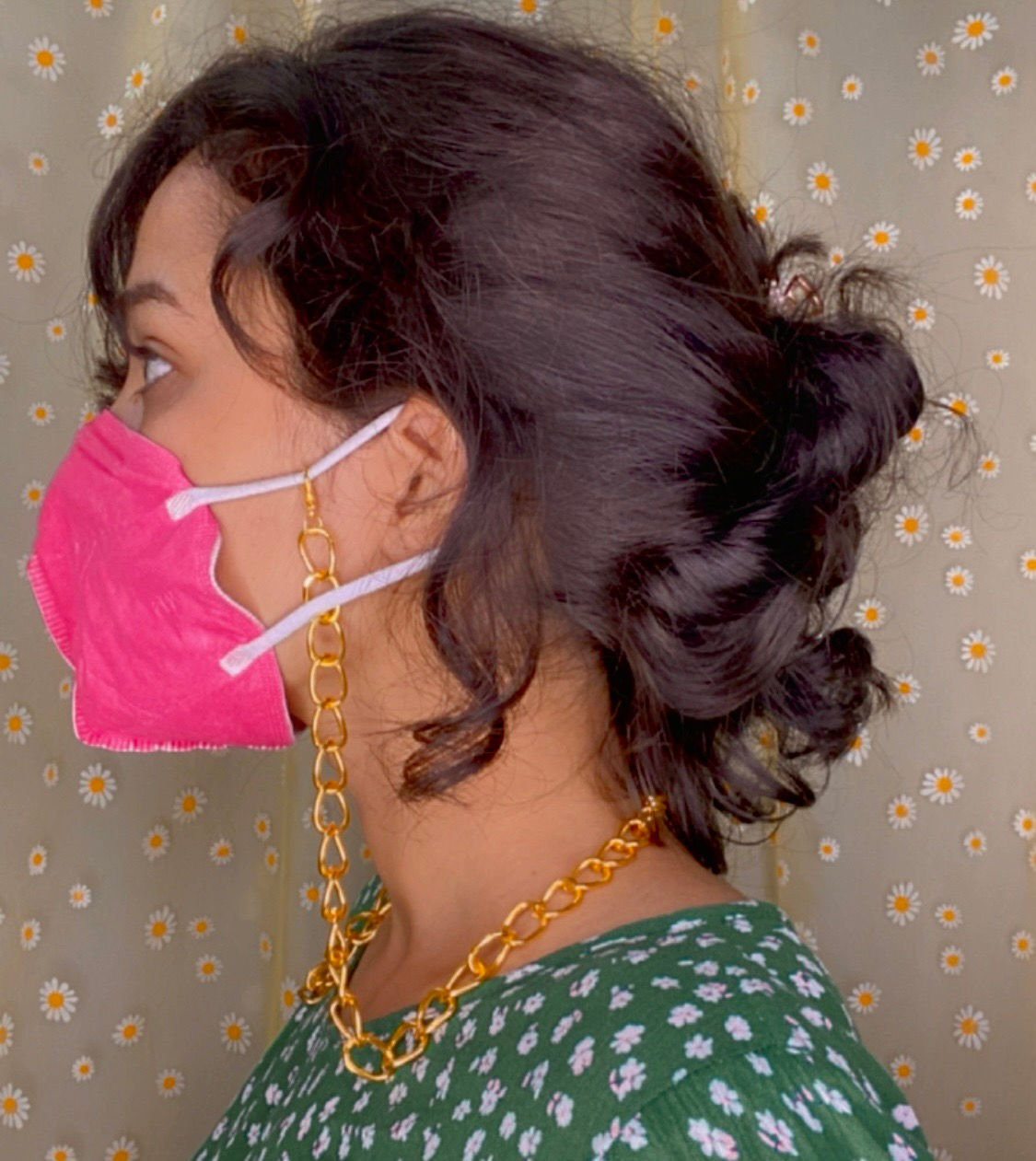 Thick Golden Mask Chain