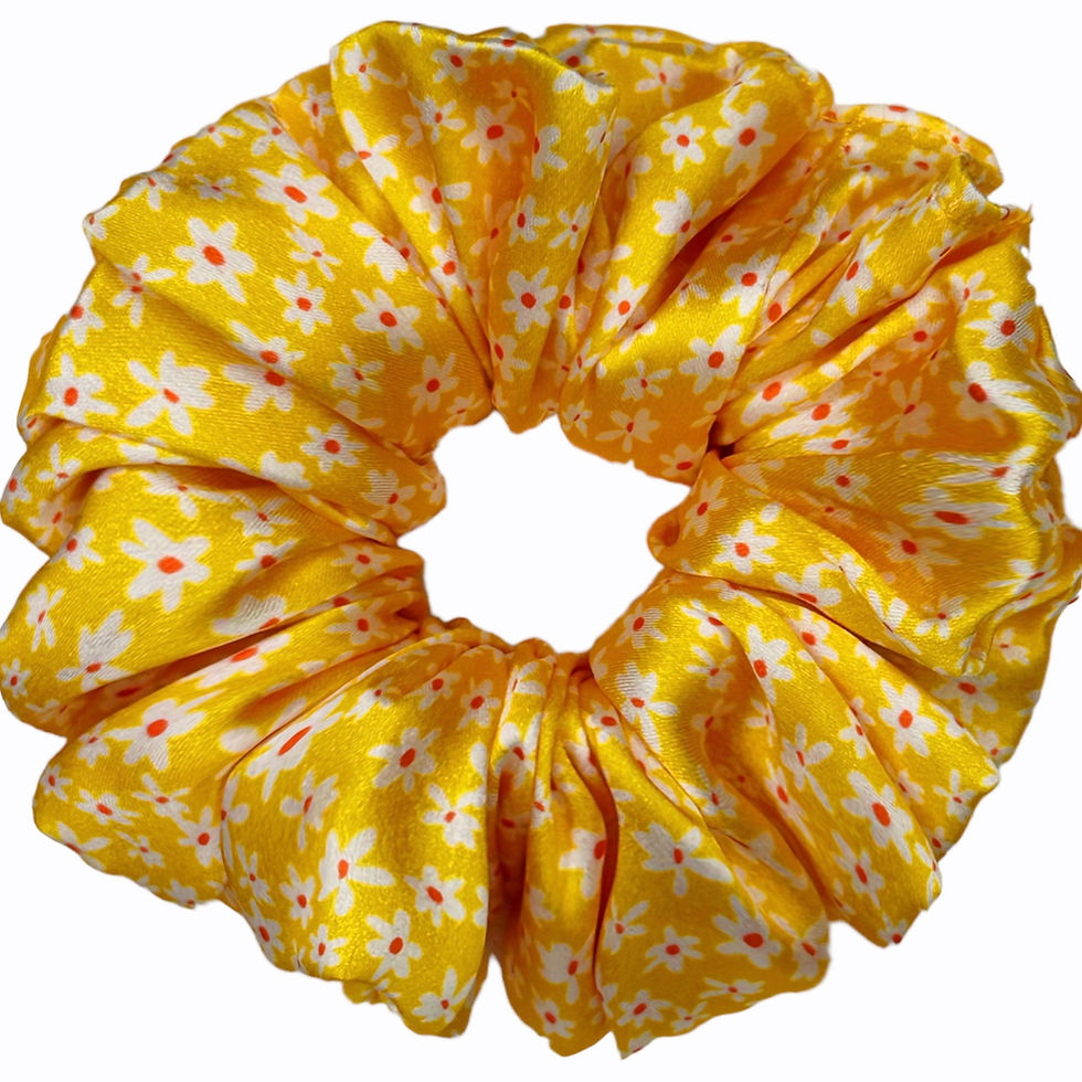 Thumbnail: Printed Satin Scrunchies