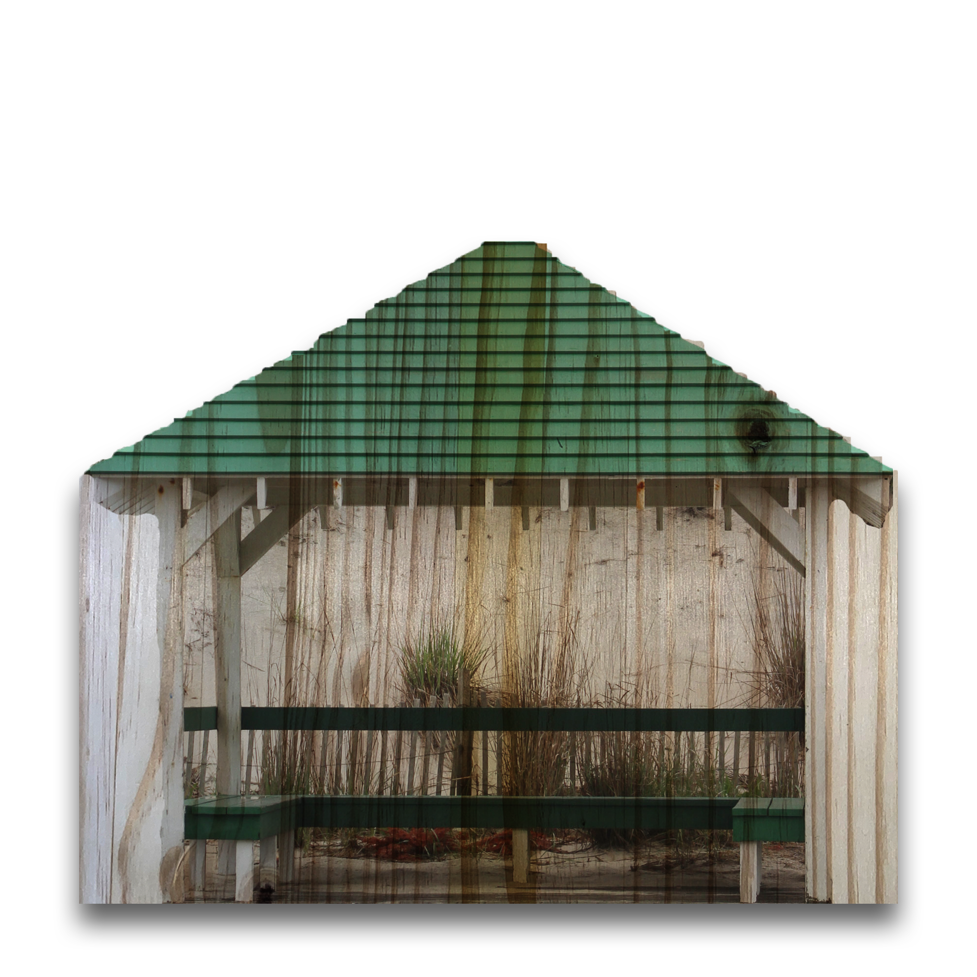 Green Boardwalk Hut