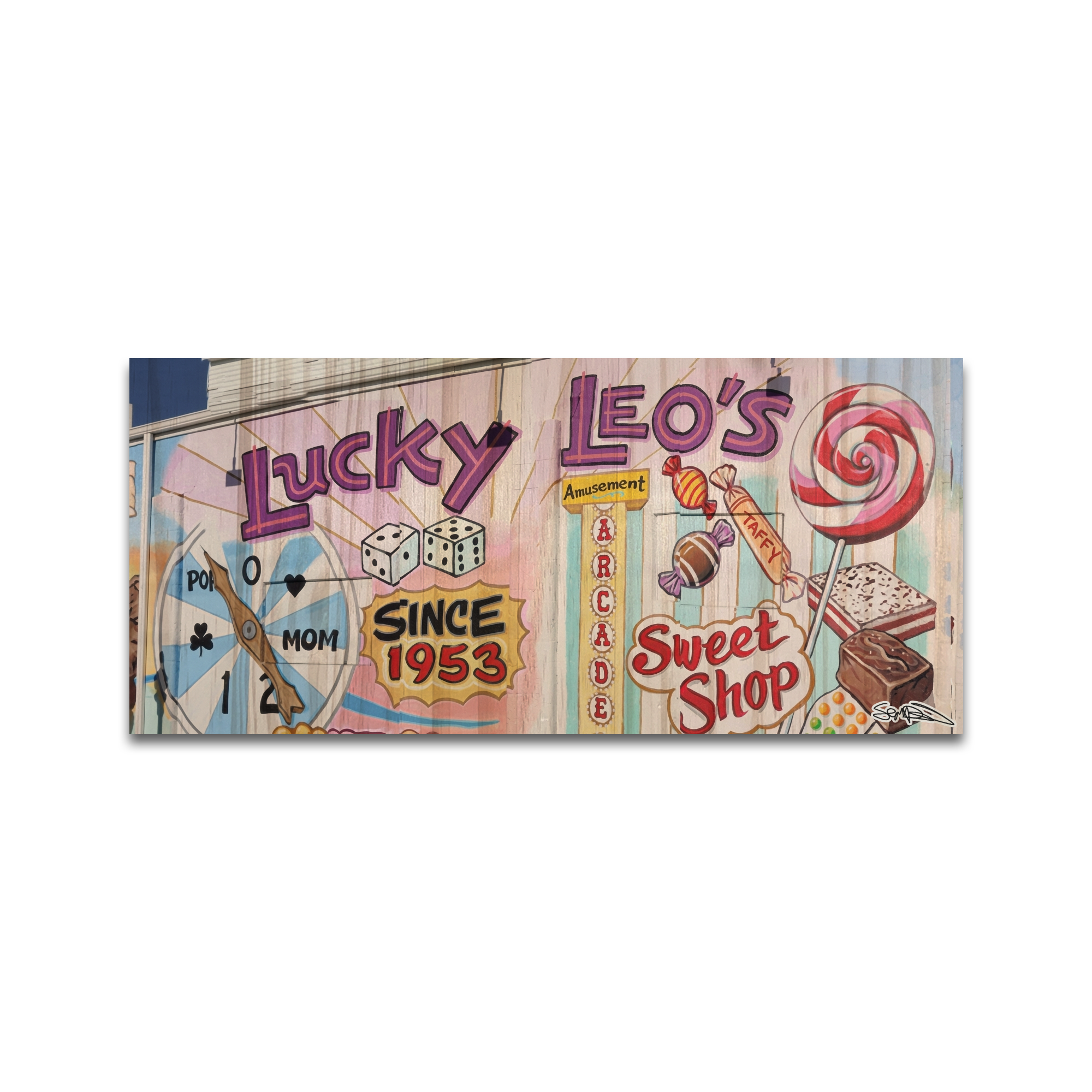 Lucky Leo's Mural