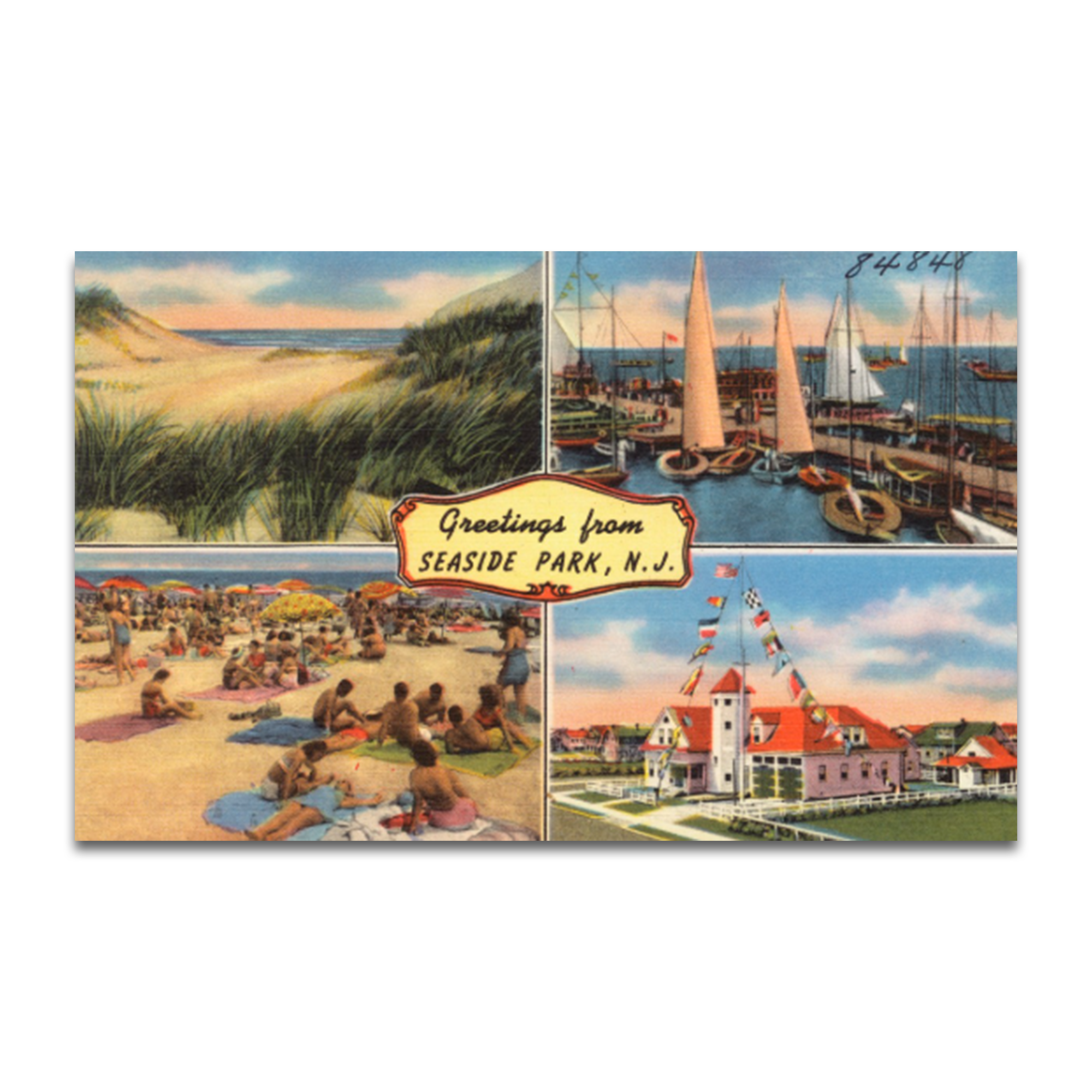 Greetings from Seaside Park Collage