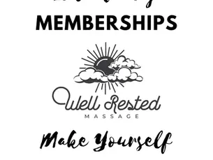 Well Rested Massage Memberships