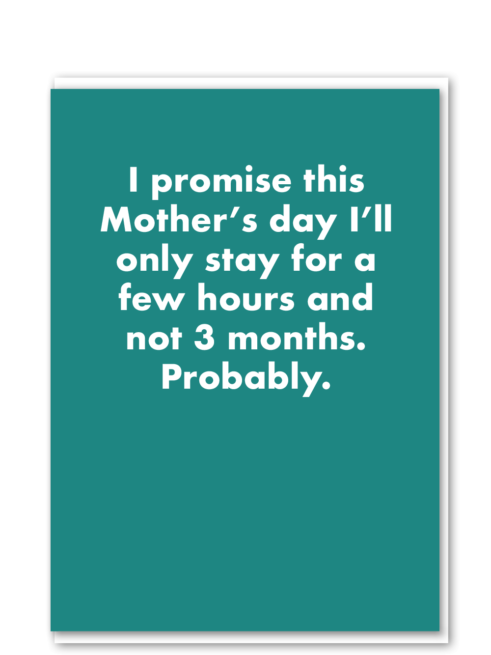 3 months mothers day card