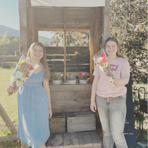 A small cut flower garden run by two flower loving sisters in Vernon, BC. 