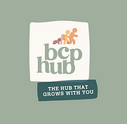 BCP Hub Logo on olive